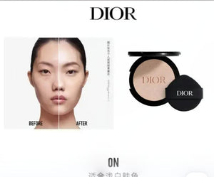 DIOR White Floral Cushion & Lipstick Makeup Set