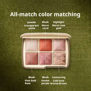 hourglass Rouhui Facial Multi-Makeup Palette Silky Smooth, Easy to Apply, Naturally Shapes Contours