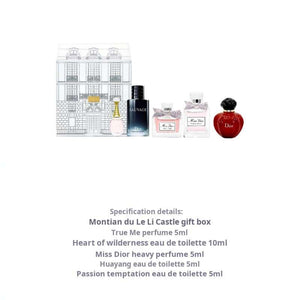 DIOR [Near-expiry] Montaigne Tuileries Château Perfume Sample Gift Set Eau de Toilette EDP Eau de Toilette EDT 5-Piece Set [Valid for no less than 3 months]