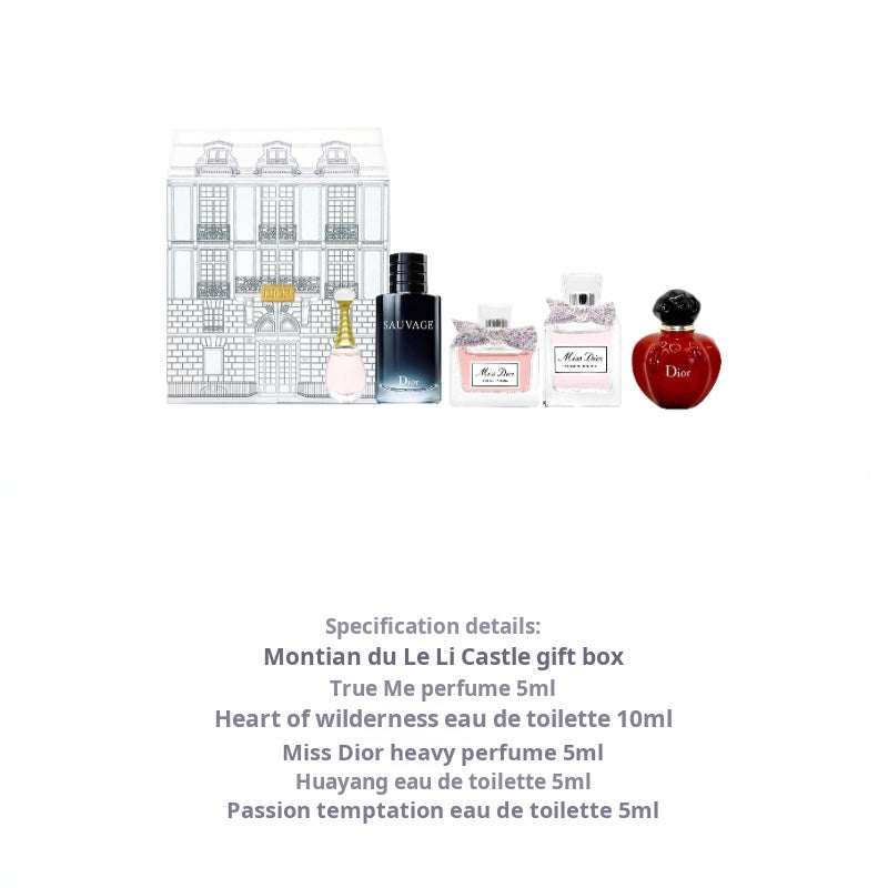 DIOR [Near-expiry] Montaigne Tuileries Château Perfume Sample Gift Set Eau de Toilette EDP Eau de Toilette EDT 5-Piece Set [Valid for no less than 3 months]