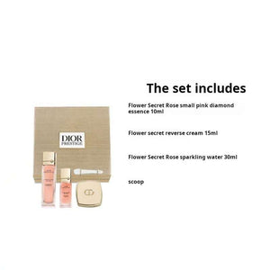 DIOR Dior Floral Secret Essence Revitalizing Sparkling Water Essence Cream Sample Skincare Set Firming Anti-Aging Moisturizing Care