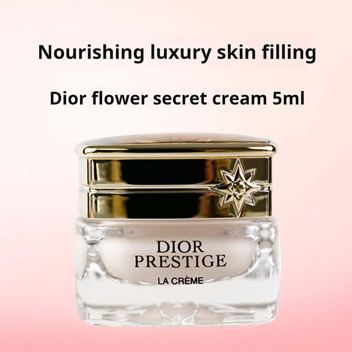 DIOR Floral Secret Essence Reversing Cream Small Sample Pack Moisturizing & Firming, Anti-Aging & Anti-Wrinkle Repair 5ml